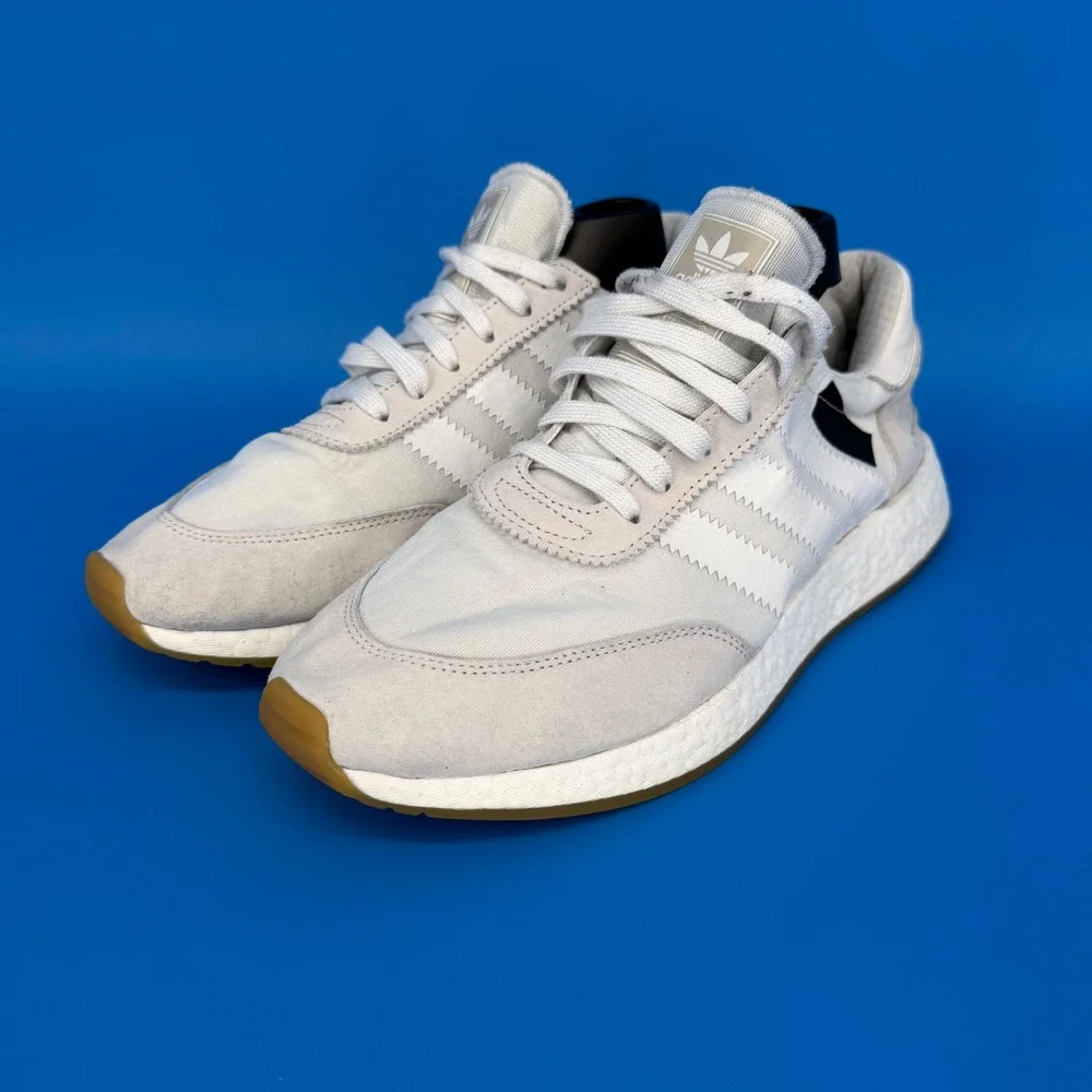Adidas I-5923 Iniki Runner White Grey Gum Mens Sneakers B42224 Size 9.5